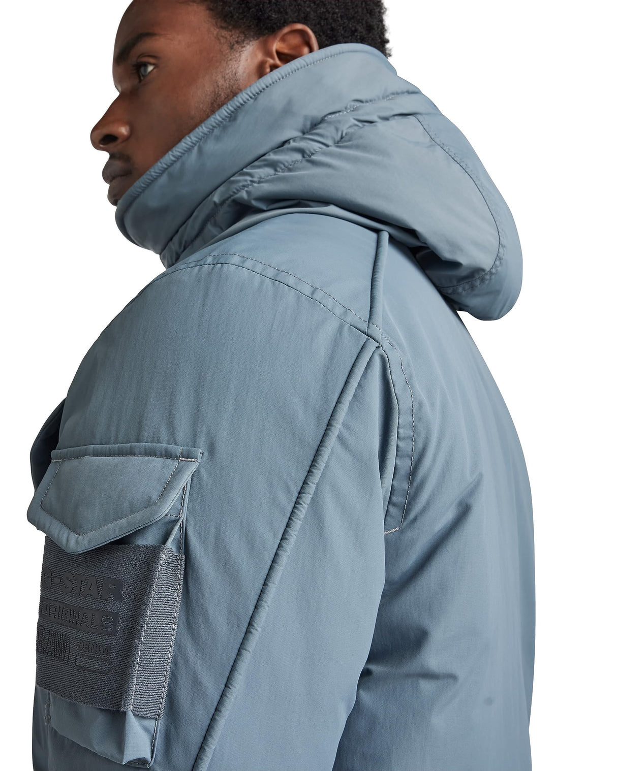 G-Star Para Hombre Parka Vodan Padded Hooded, Gris (axis D22713-D419-5781), XL
