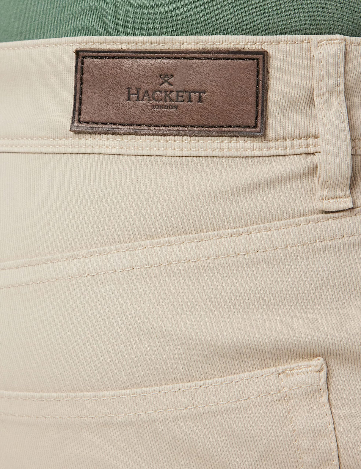 Hackett London Texture 5 Pkt Pantalones, Pardo, 40W x 32L para Hombre