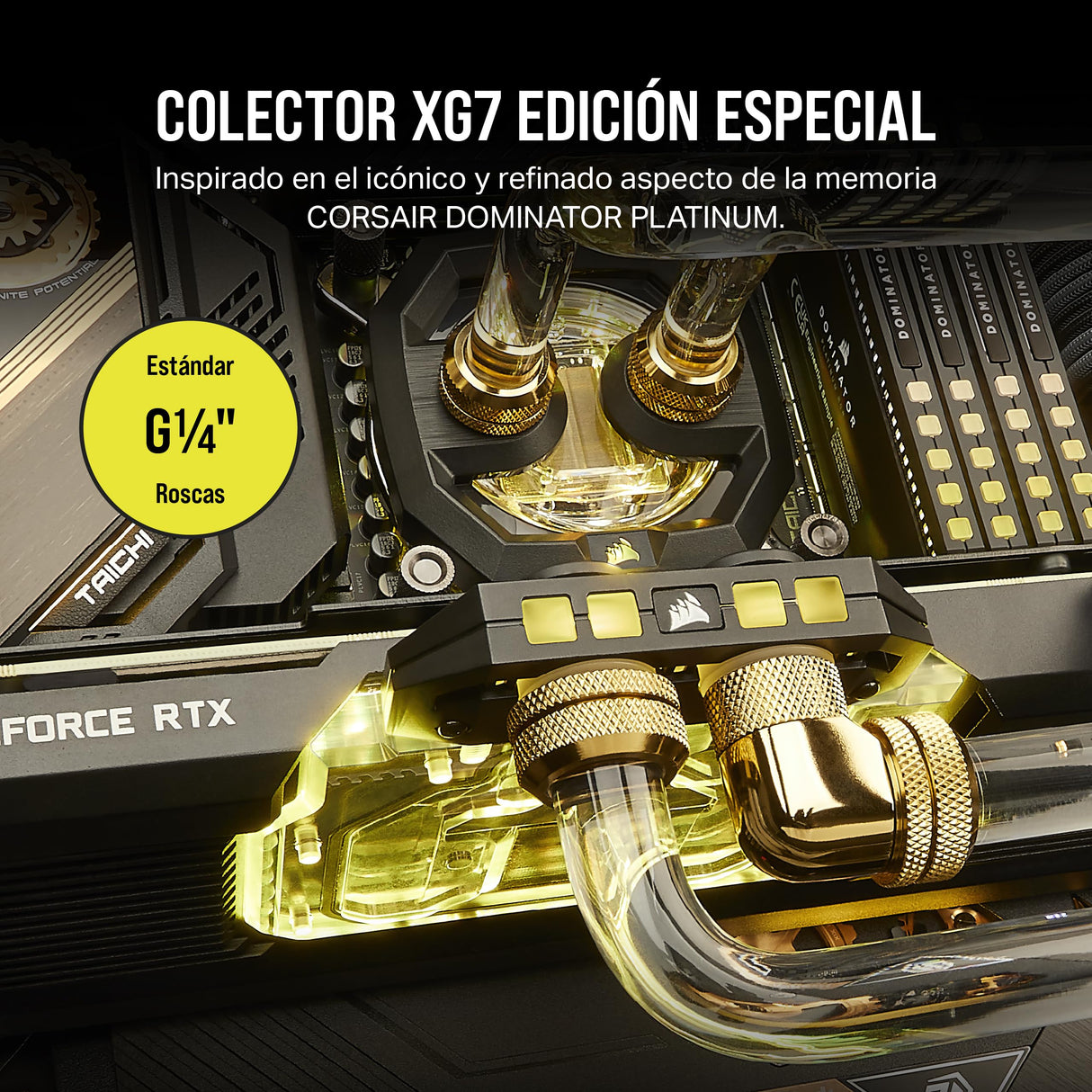 CORSAIR Hydro X Series iCUE Link XG7 RGB 4080 Strix/TUF Bloque de Agua para GPU - para Tarjetas MSI GeForce RTX 4080 Gaming Strix/TUF - Negro