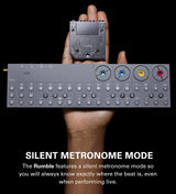 Teenage Engineering ZM-2 Rumble módulo de expansión con metrónomo silencioso para sintetizador portátil OP-Z