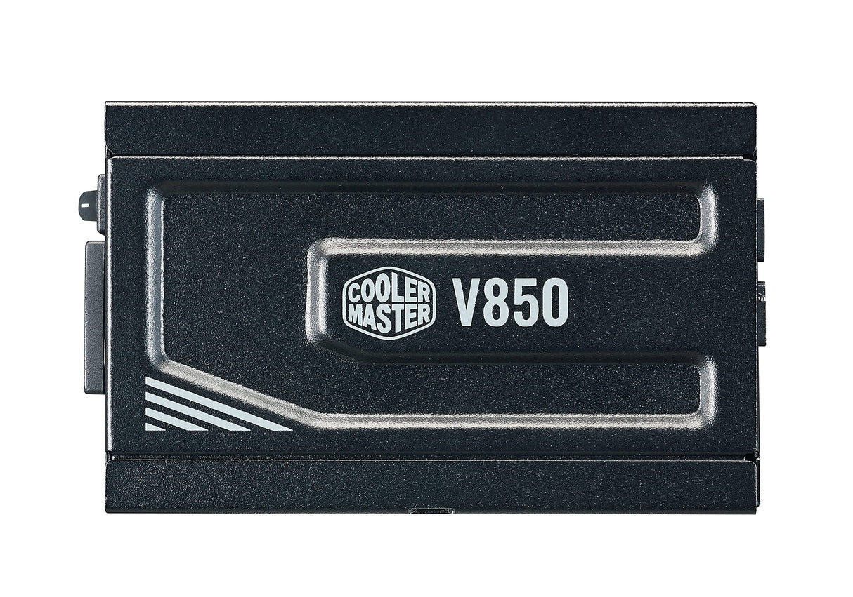 Cooler Master V850 SFX Gold,Fuente de Alimentación 850W 80 PLUS Fully Modular,PSU SFF/mini-ITX, Ventilador Silencioso FDB 92mm, Modo Semi-Fanless,Soporte SFX/ATX,Plug UE, 1 Unidad