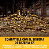 DEWALT Taladro de ángulo recto XR 18V con portabrocas y gancho para cinturón, DCD740N-XJ