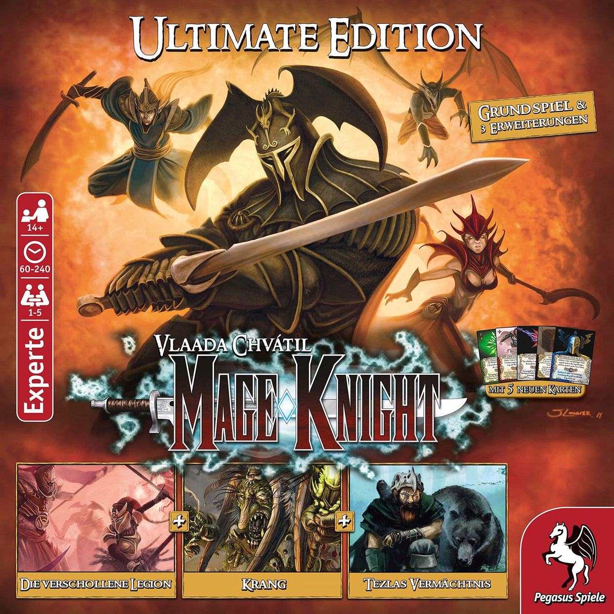 Pegasus Spiele 51844G Mage Knight Ultimate Edition