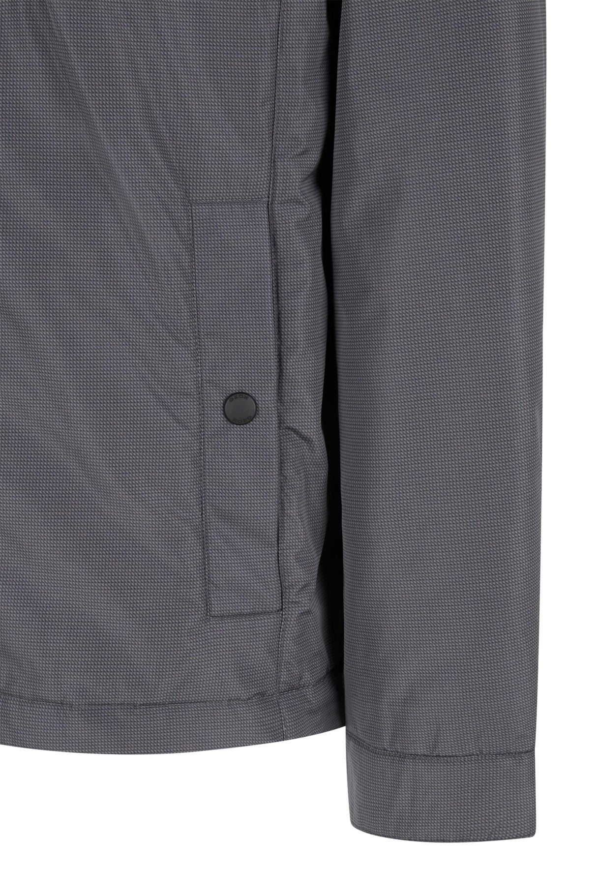 Geox M Litio Short Jkt Chaqueta, Perla ahumada/Negro, 56 para Hombre