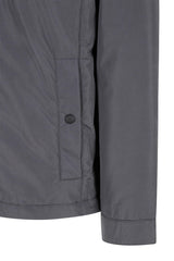 Geox M Litio Short Jkt Chaqueta, Perla ahumada/Negro, 56 para Hombre