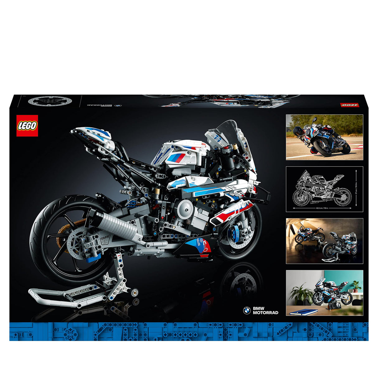 LEGO 42130 Technic BMW M 1000 RR, Motos a Escala, Regalo Original Coleccionable, Maqueta para Construir para Adultos