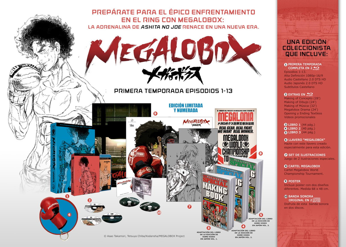 Megalobox Temporada 1 Edición coleccionistas A4 [Blu-ray]