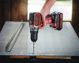 BLACK+DECKER BL186KB Taladro Atornillador 18V Motor Brushless Incluye 2 Baterias de Litio 1.5Ah Cargador y Maletin