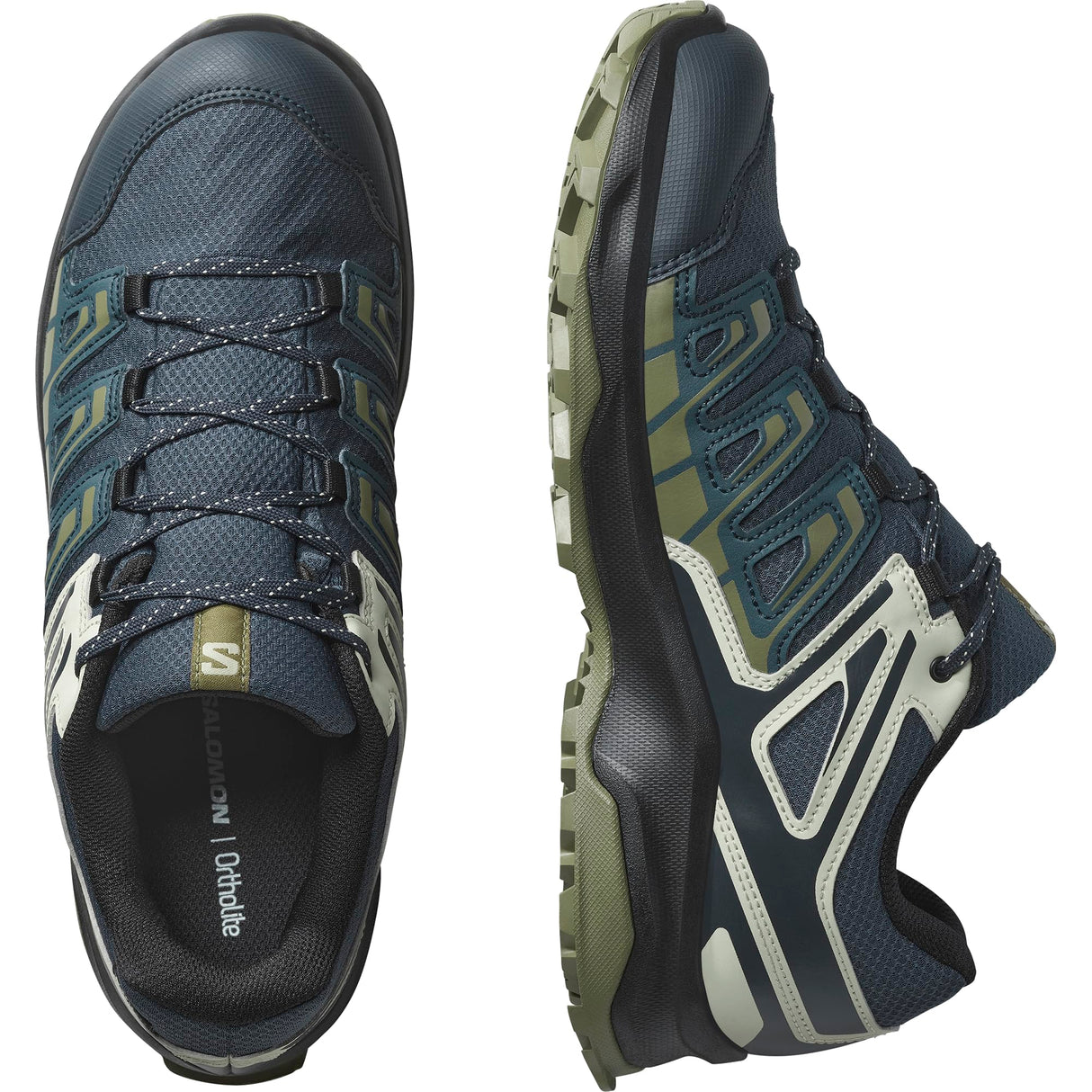 Salomon hombre Extregra GORE-TEX, zapatillas de senderismo versátiles y cómodas, perfectas para excursiones en aventuras al aire libre, noche azul, 44