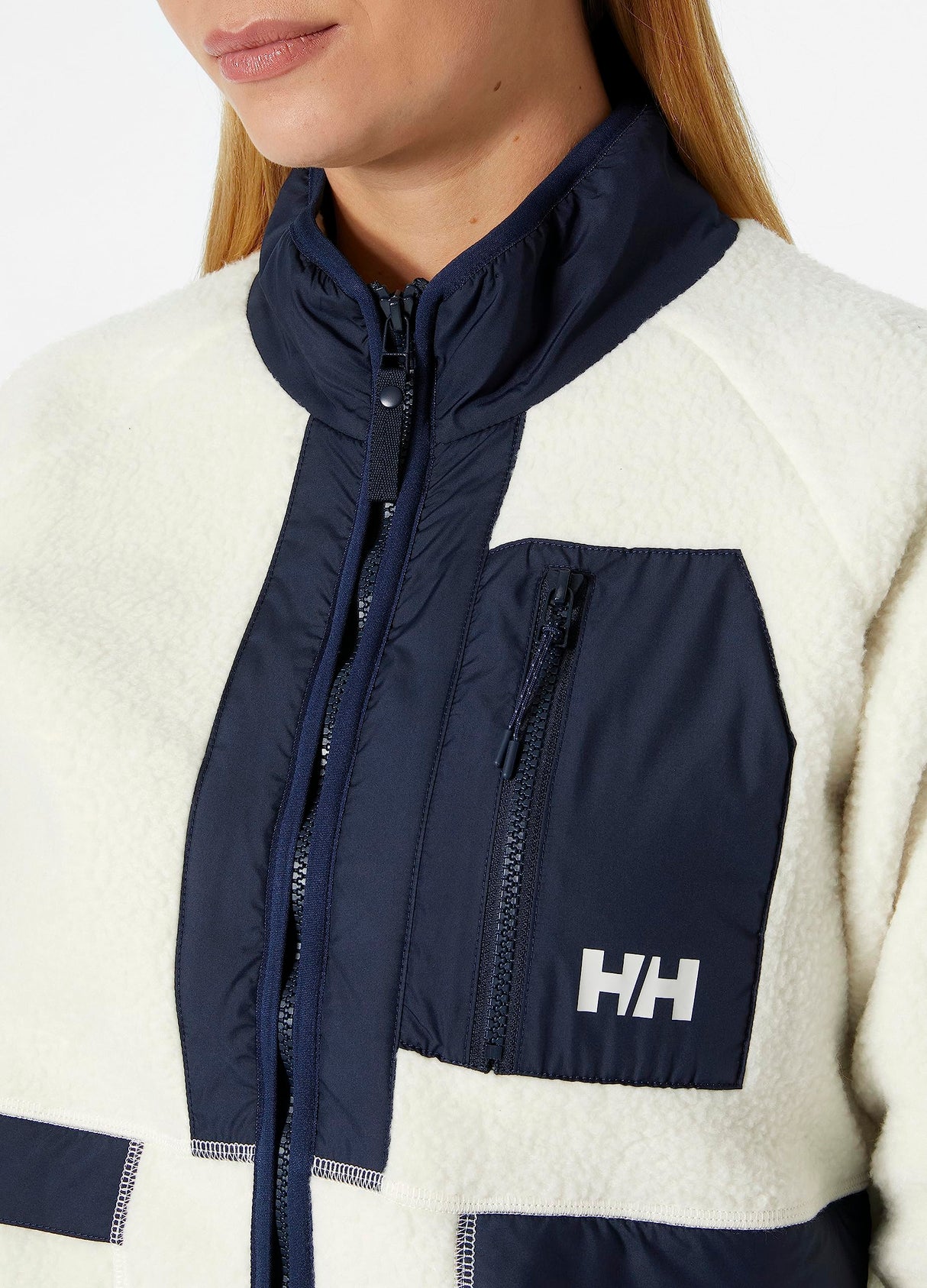 Helly-Hansen Womens W Aurora Pile Jacket, Crema, S