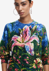 Desigual REPRIS_JERS_Fun Sweatshirt, Acabados del Material:, XL Women's