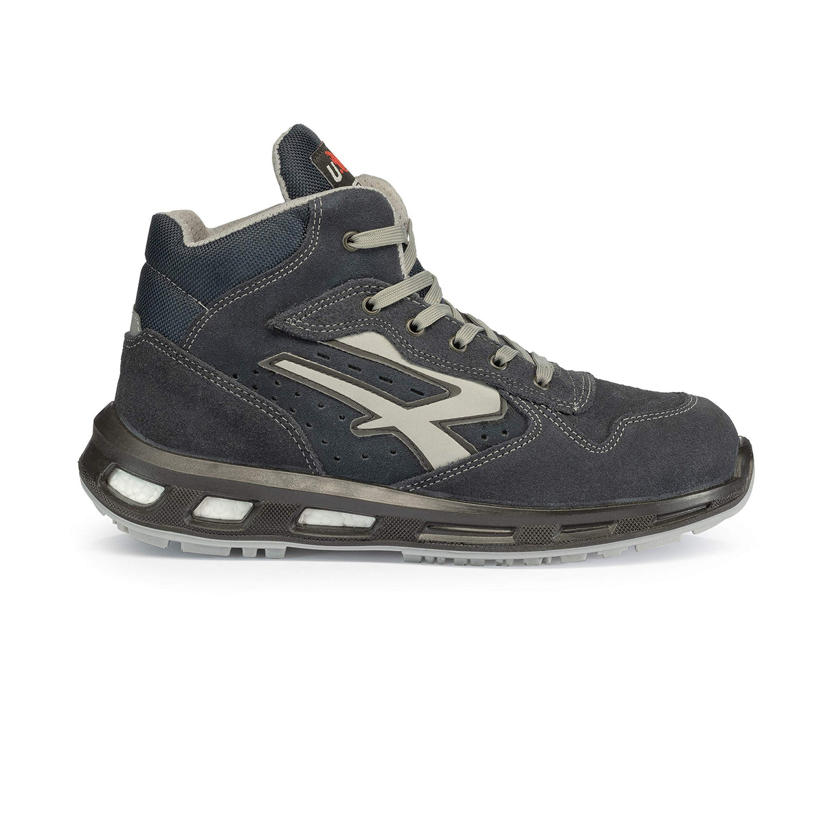U-Power Red Lion Moving, Zapatos de seguridad, altos, livianos y flexibles, antiperforación, antipinchazos, con inserto Infinergy, con puntera de aluminio - Blue 43