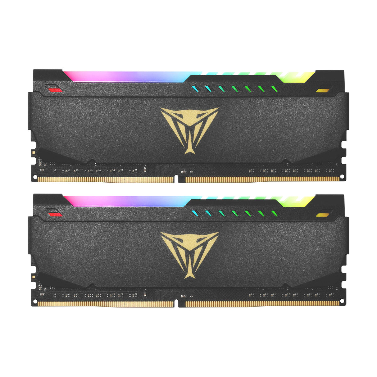 Viper Steel DDR4 3200 MHz 32GB (2x16GB) C16 Kit LED RGB de Memoria Alto Rendimiento Gris