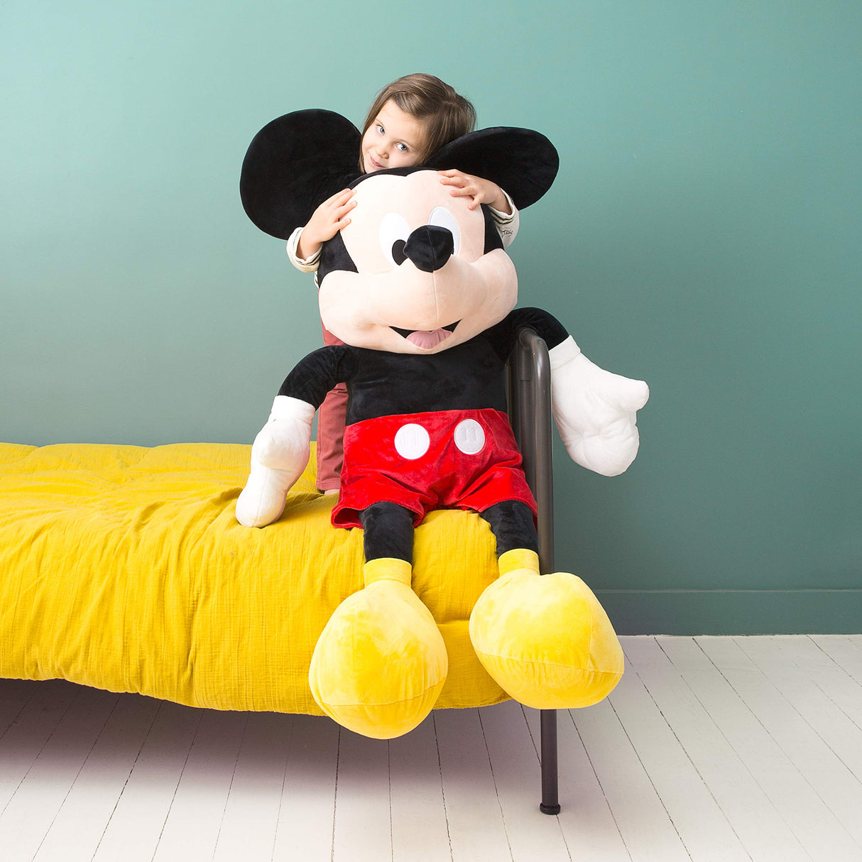 Simba - Mickey Peluche 120 cm tamaño gigante, Disney producto oficial (Simba 6315874210)