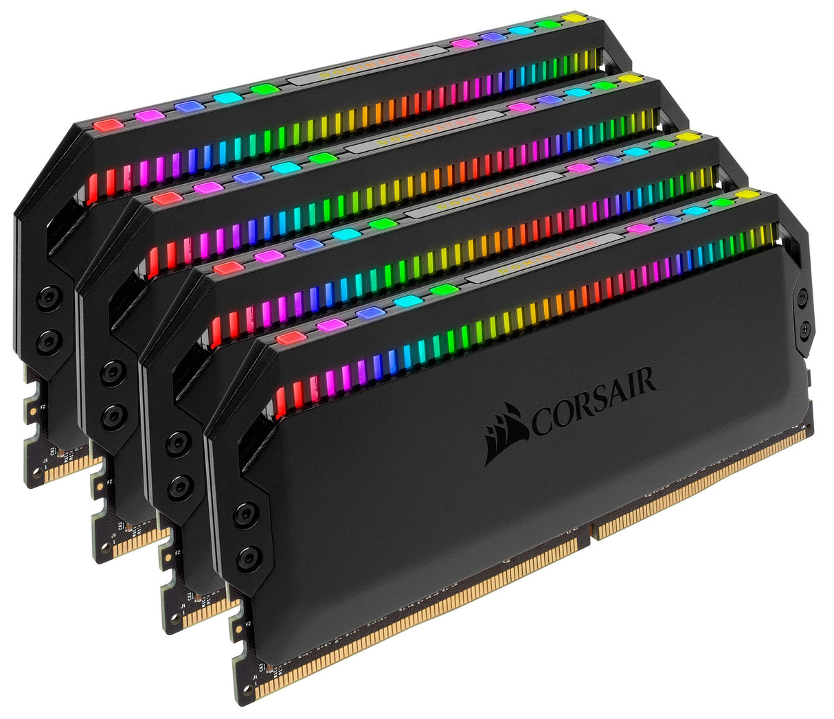 Corsair Dominator Platinum RGB 128GB (4x32GB) DDR4 3600MHz C18 Memoria de Sobremesa (12 Direccionables CAPELLIX RGB LED, Refrigeración DHX patentada, Tiempos de Respuesta Ajustados) Negro
