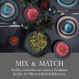 like. by Villeroy & Boch Lave, Set De Vajilla De Loza, 6 Piezas, Aspecto Alfarero, Servicio De Desayuno Para 2 Personas, Gris
