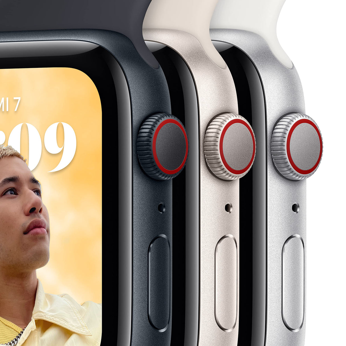 Apple Watch SE (2da Gen) [GPS, 40mm] Caja de Aluminio Medianoche con Banda Deportiva Medianoche, Regular (Reacondicionado)