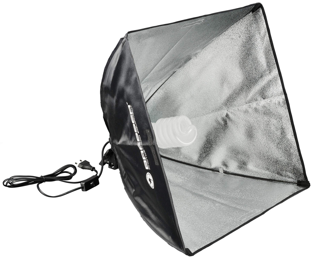 Bresser BR-2105 - Kit de Estudio fotográfico (luz de día y Fondo, 2925 W, con Sistema de Fondo, pañuelos, trípode, softbox y lámpara)