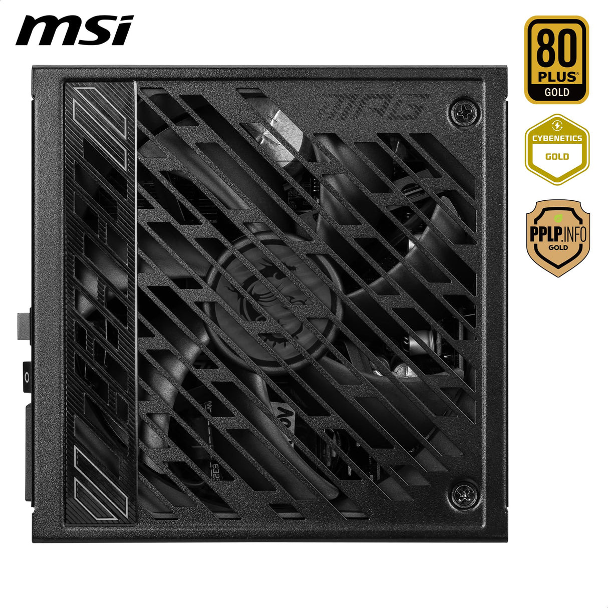 MSI MPG A1000GS PCIE5 ATX 3.1 - Fuente de alimentación para Juegos - Modular Completo - Certificado 80 Plus Gold 1000W - Condensadores 100% japoneses de 105 °C - Fuente de alimentación ATX