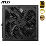 MSI MPG A1000GS PCIE5 ATX 3.1 - Fuente de alimentación para Juegos - Modular Completo - Certificado 80 Plus Gold 1000W - Condensadores 100% japoneses de 105 °C - Fuente de alimentación ATX
