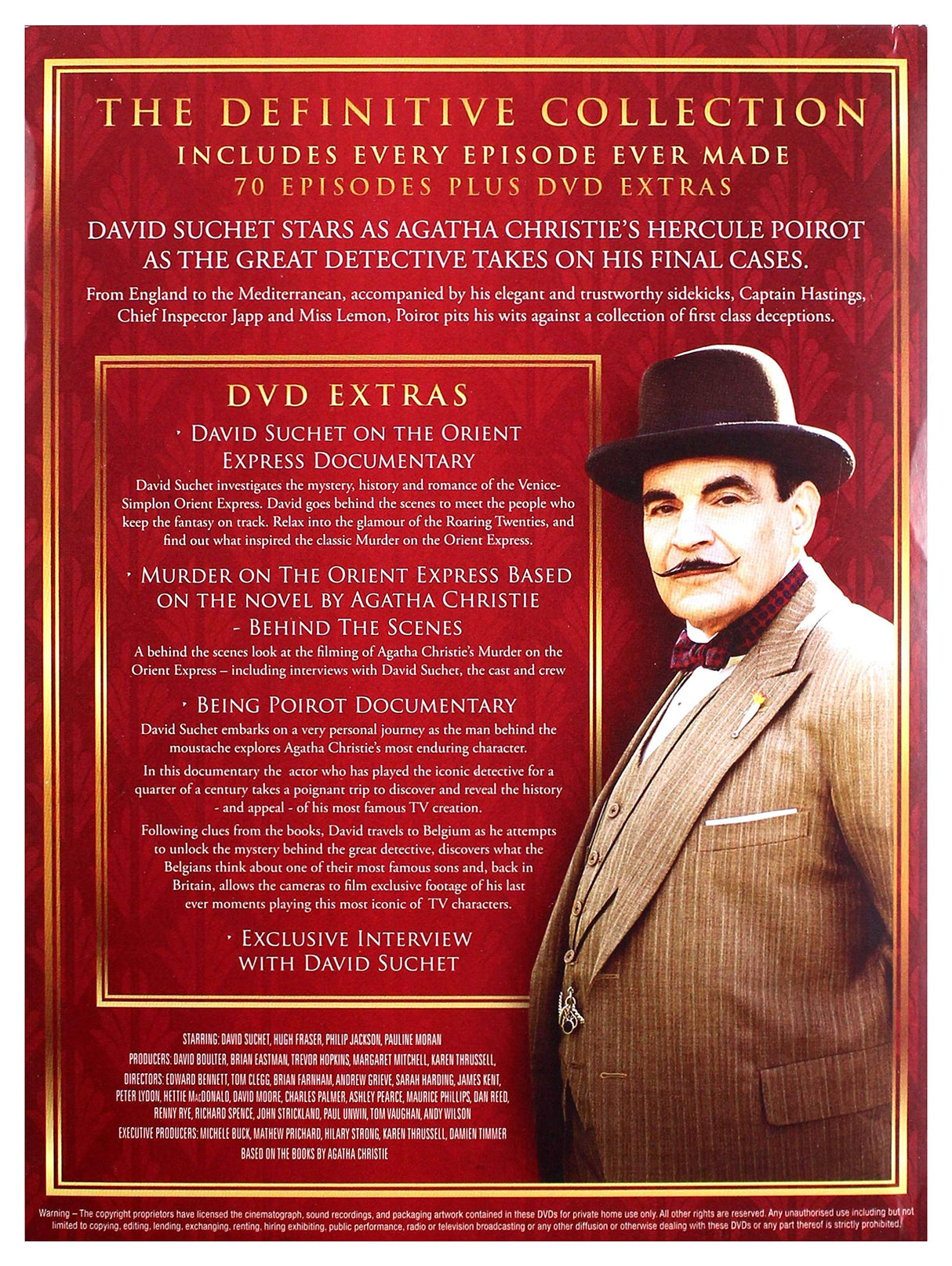 Agatha Christie's Poirot: The Definitive Collection - Series 1-13