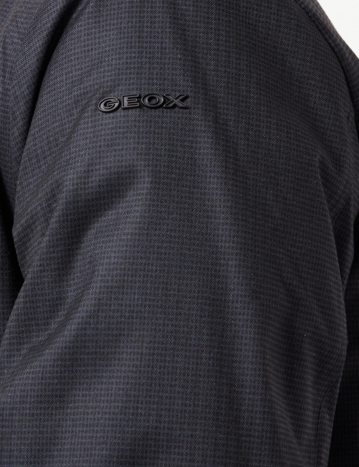 Geox M VINCIT, chaqueta de los hombres, ASPHALT/BLACK,