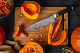 Fiskars Set de cuchillos, Sensei, 5 piezas, Cuchillo chef, Cuchillo pan, Cuchillo Santoku, Cuchillo verduras, Cuchillo para pelar, Acero inoxidable con alto contenido de carbono/plástico, 1025845