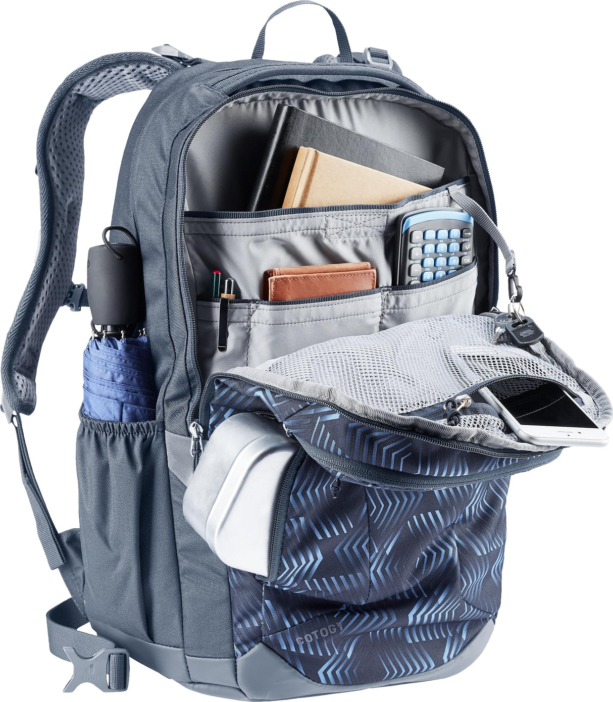 deuter - Cotogy, Mochila escolar Niños unisex, ink ripple-ink, 26 L -