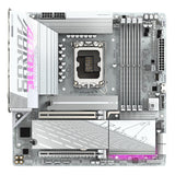 GIGABYTE B860M AORUS Elite WF6E Ice Placa Base - CPUs Intel Core Ultra, VRM de 12+1+2+1 Fases, hasta 9200MHz DDR5, 1xPCIe 5.0 + 2xPCIe 4.0 M.2, LAN 2,5 GbE, WiFi 6E, USB 4