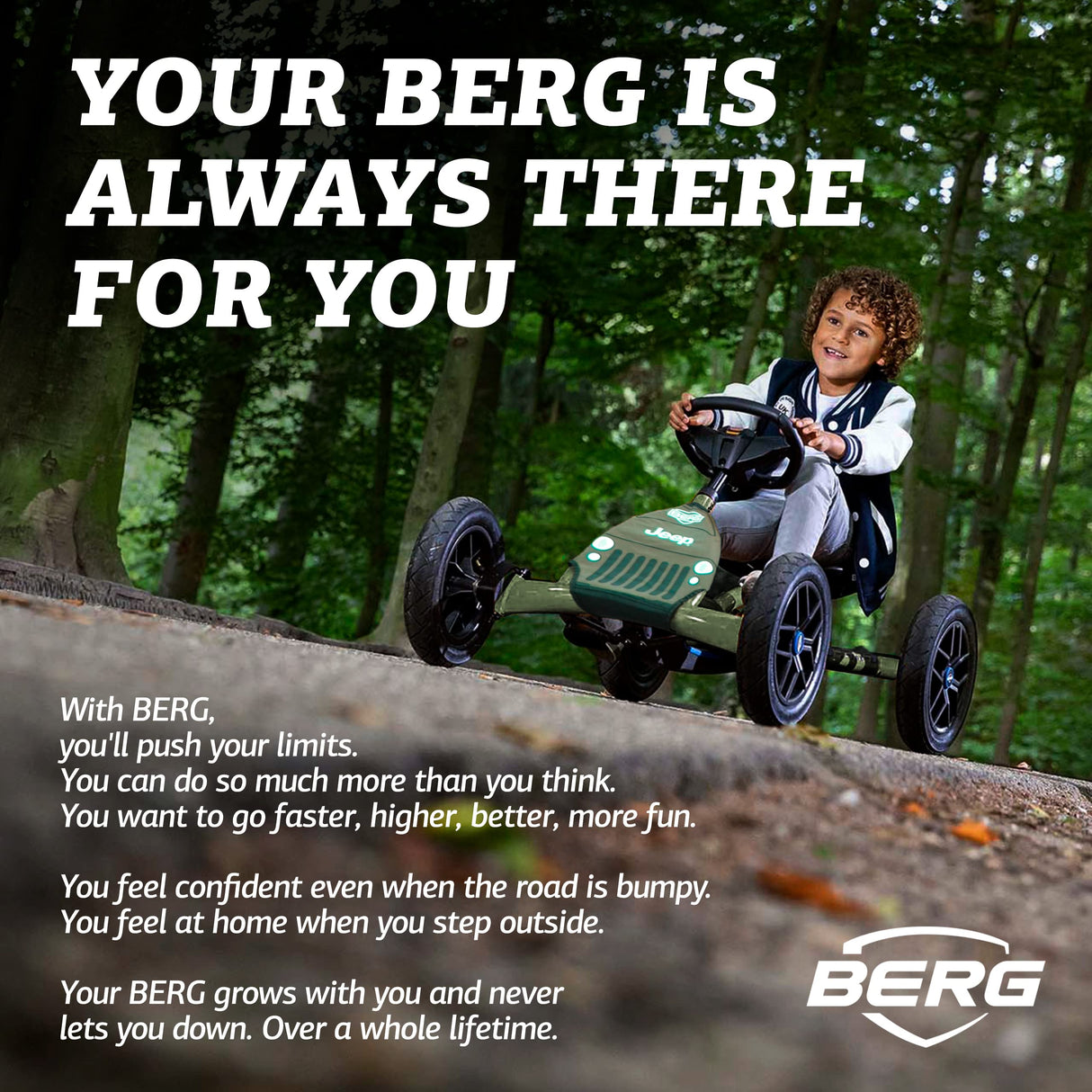 BERG - Jeep Go-Kart de Pedal Junior