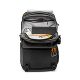 Lowepro Fastpack BP 250 AW III - Mochila para Cámara Refelx DSLR Sin Espejo, con Acceso QuickDoor, Compartimento Para Portátil de 13”, Para Cámaras Nikon D850, 300D Ripstop, Color Gris
