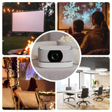 OVERMAX Multipic 4.5 Proyector LCD FullHD 1080p Proyector 2 en 1 con Powerbank Enfoque Automático, Corrección Trapezoidal, Wi-Fi de Doble Banda Bluetooth 5.1, 3000 lúmenes Imagen de hasta 200"