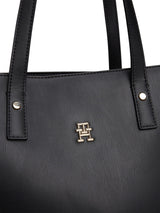 Tommy Hilfiger Bolso tote Mujer grande, Negro (Black), Talla Única