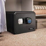 Master Lock Caja fuerte resistente al agua e ignífuga certificada, con capacidad de 23 L, dimensiones 417 x 348 x 478 mm, con combinación digital con teclado retroiluminado