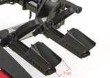 Westfalia Portabicicletas Bikelander para Enganches, para 3 Bicicletas, Apto para Bicicletas eléctricas, Plegable, Luces híbridas LED
