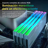 KLEVV CRAS V DDR5 RGB 48GB (2X 24GB) 8000MT/s CL38 Memoria RAM Gaming Kit XMP 3.0 Alto Rendimiento Overclocking 38-48-48-128– Juega más rápido con un CL38 ultrabajo