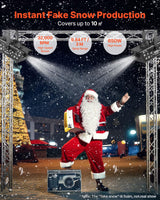 VEVOR Máquina de Nieve, Máquina Portátil de Copos de Nieve Colgante de 650 W con Asa Portátil para DJ, Fiestas Navideñas, Efectos de Escenario, Decoración de Bodas, para Exteriores e Interiores