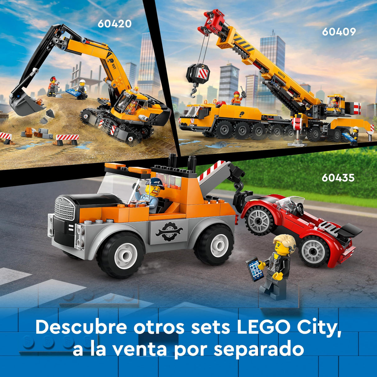 LEGO City Puerto Marítimo con Buque de Mercancías, Barco de Juguete de Construcción, Regalo para Niños y Niñas de 8 Años o Más, Grúa de Contenedores, Minifiguras, Caña de Pescar y Walkie Talkie 60422