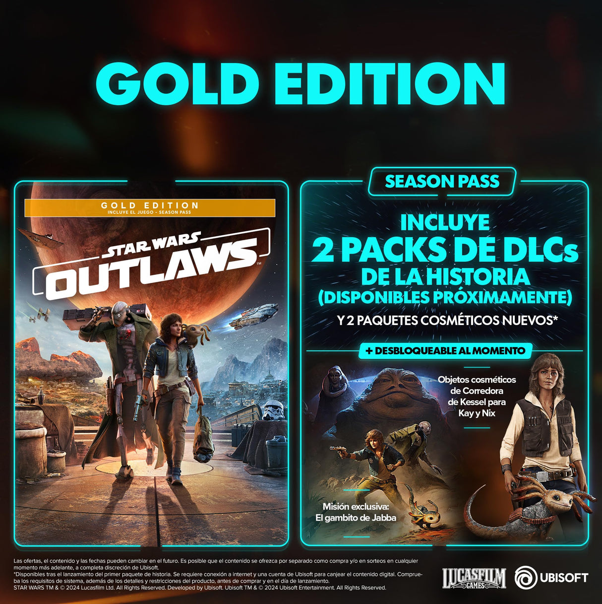 Star Wars Outlaws Gold Edition (Xbox Series X)
