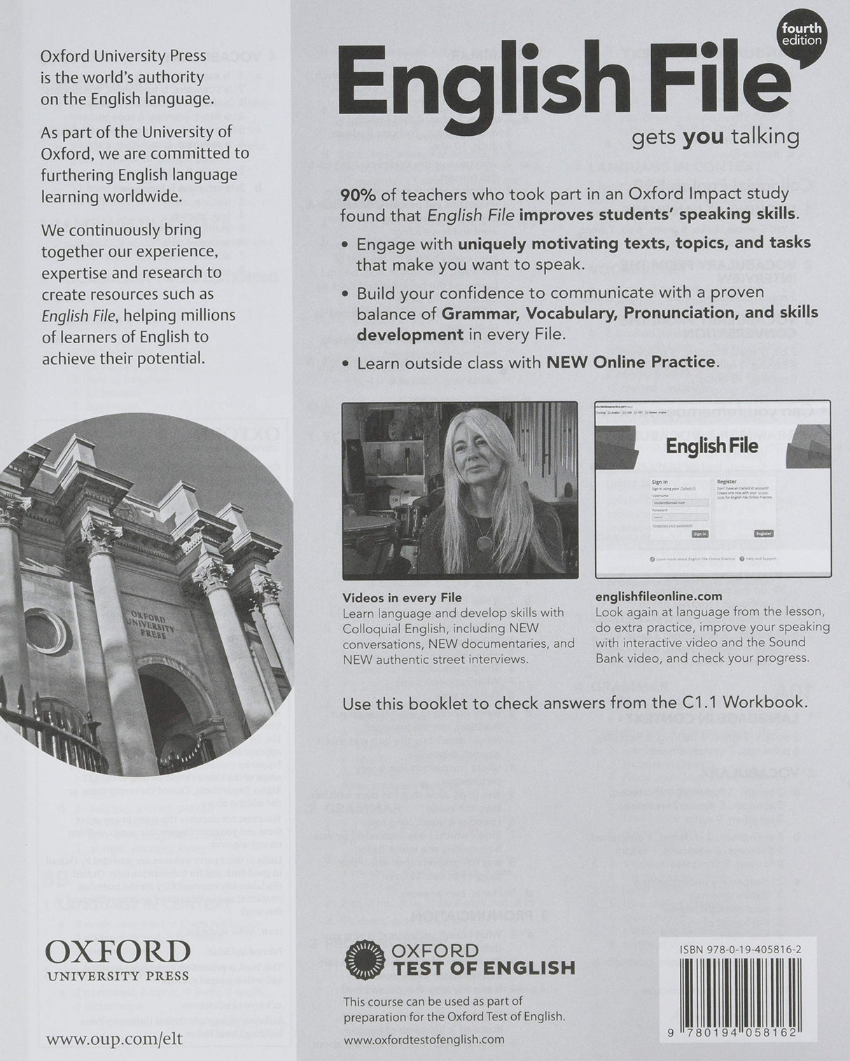English File 4th Edition C1.1. Student's Book and Workbook with Key Pack (English File Fourth Edition)