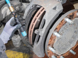 Hazet Mini escarificador de aguja 9035M-6, 235,6 mm de longitud, accionado por aire comprimido, limpieza suave de piezas sucias, 13 agujas de acero inoxidable, 3000 golpes/min