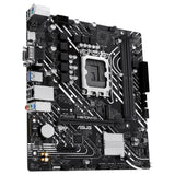ASUS PRIME H610M-D - Placa base micro-ATX Intel H610 (LGA 1700), DDR5, PCIe 4.0, ranura M.2, Realtek 1 Gb Ethernet, HDMITM/VGA, USB 3.2 Gen 1, SATA 6 Gbps, puerto COM, cabezal RGB