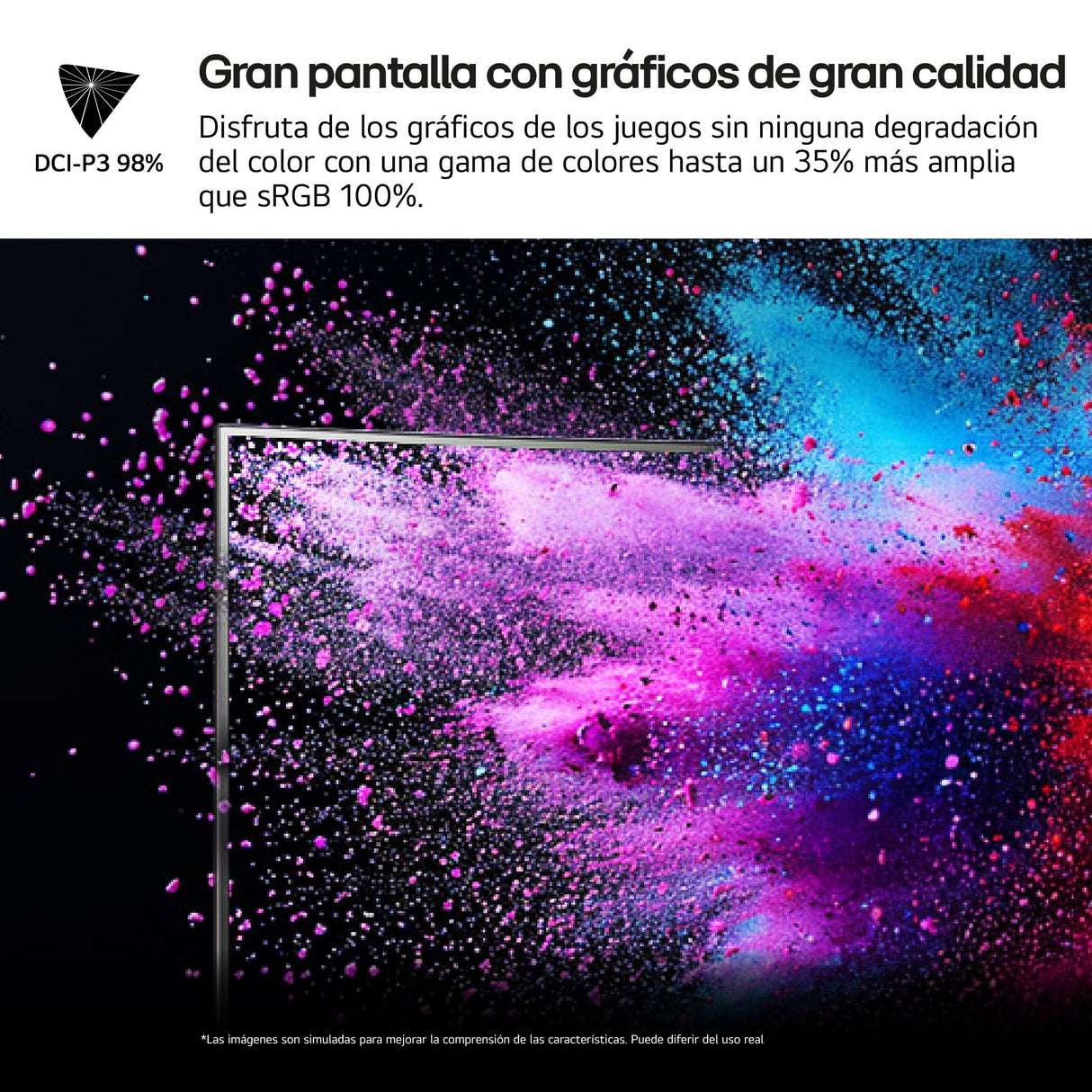 LG 27GS93QE-B - Monitor Ultragear, Monitor OLED, 27 Pulgadas, 2560x1440, 16:9, 0,03 ms, 240 Hz, Clasificación F, G-Sync Compatible y FreeSync Premium Pro, Morado Grisáceo, Negro - Flat
