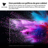 LG 27GS93QE-B - Monitor Ultragear, Monitor OLED, 27 Pulgadas, 2560x1440, 16:9, 0,03 ms, 240 Hz, Clasificación F, G-Sync Compatible y FreeSync Premium Pro, Morado Grisáceo, Negro - Flat