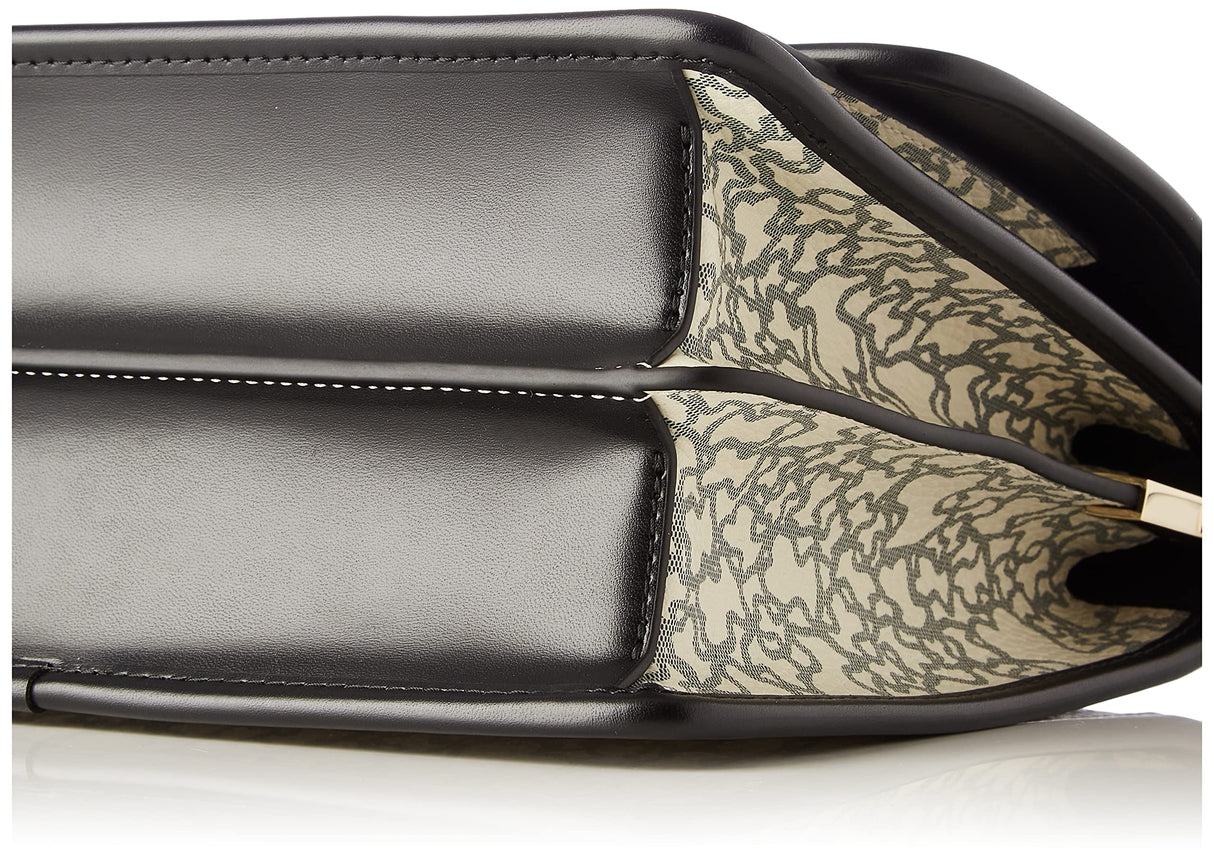TOUS, BANDOLERA M. AUDREE K MINI para Mujer, BEIGE-NEGRO, MEDIANO