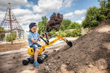 Rolly Toys RollyToys rollyDigger Komatsu (Juguete de Arena, Color Gris/Amarillo, para niños de 3 a 8 años, Bloqueo automático) 421169, 102 x 43 x 74 cm