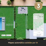 DREAME A2 Cortacésped Robótico, Evitación de Obstáculos por AI OmniSense 2.0, Configuración Automática de Límites, Mapeo de Doble Fusión, Sistema de Corte EdgeMaster, Para Pendientes de Hasta 26,5°