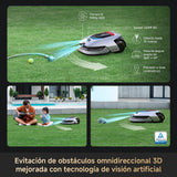 DREAME A2 Cortacésped Robótico, Evitación de Obstáculos por AI OmniSense 2.0, Configuración Automática de Límites, Mapeo de Doble Fusión, Sistema de Corte EdgeMaster, Para Pendientes de Hasta 26,5°
