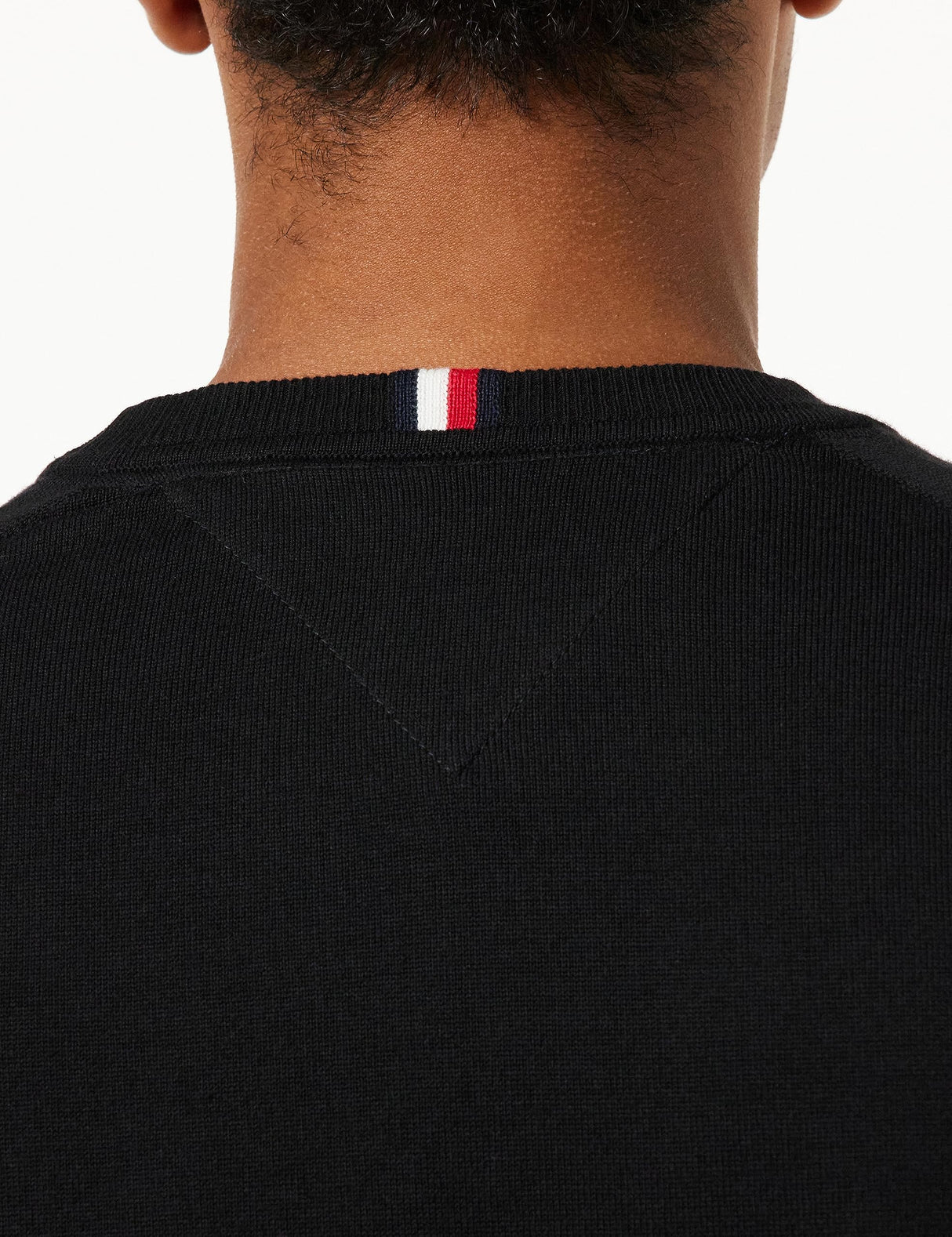 Tommy Hilfiger Hombre Jersey 1985 sin Capucha, Negro (Black), XS