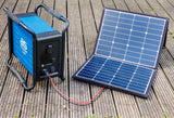 AS – Schwabe Eco Powerstation 5000 - Fuente de alimentación móvil con batería de 2,4 kW - Carga rápida - 2500 W de potencia - robusto y silencioso - Generador solar para obras, jardín, camping - IP54,